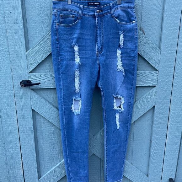 Fashion Nova ultra high rise skinny jeans - Picture 1 of 4